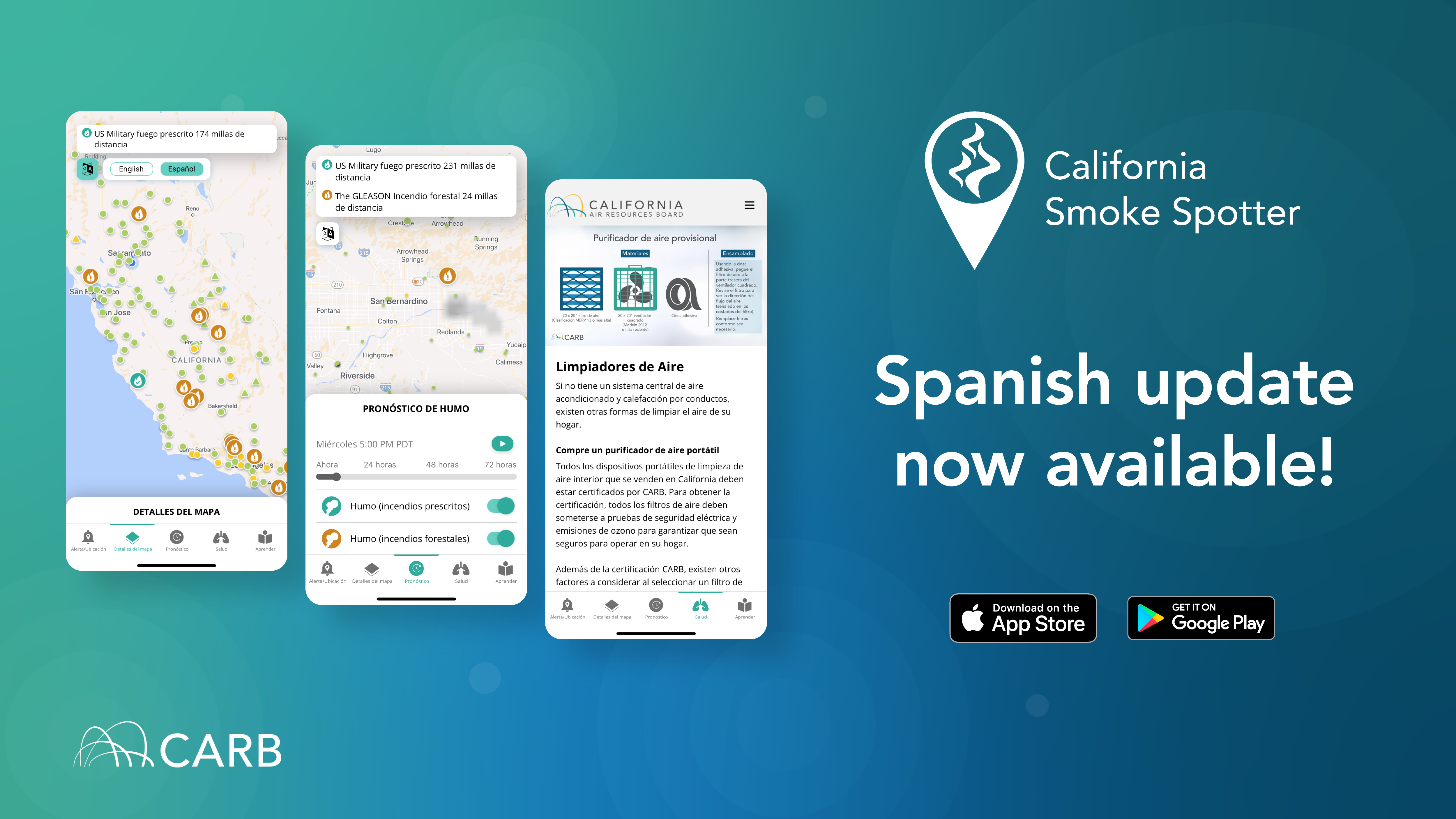 California Smoke Spotter - Spanish update now available