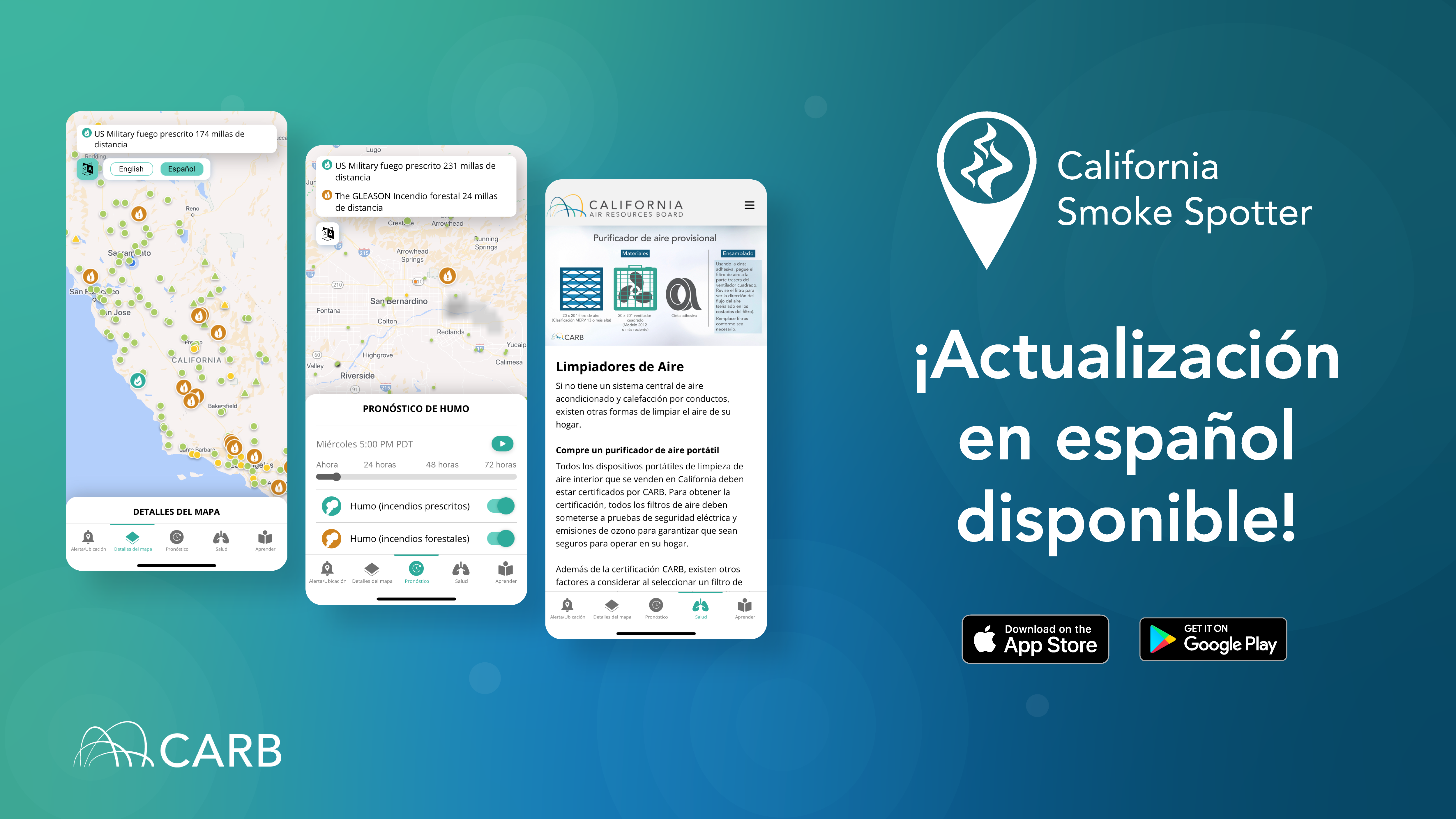 California Smoke Spotter - Actualizaciôn en español disponible!