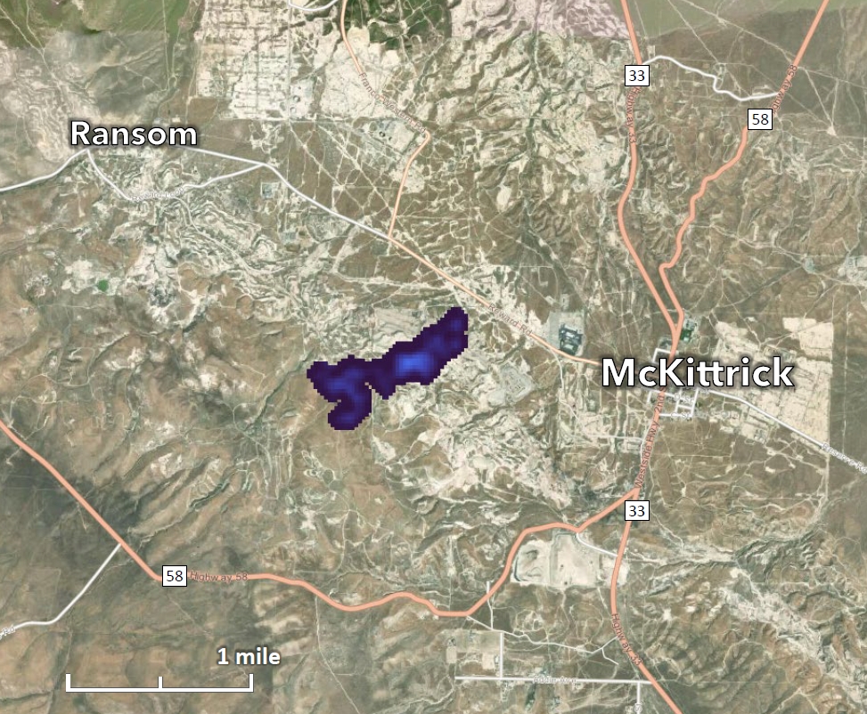 gas field leak in Kern County that was identified by the state’s methane satellite and repaired within 24 hours in July 2025.