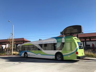 Zero-emission transit bus