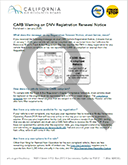 DMV Registration Notice FAQ thumbnail