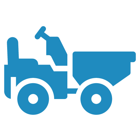 Light Blue dumper buggy