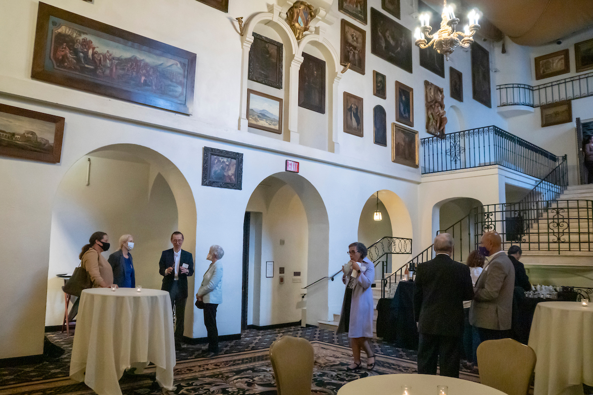 Reception welcome by CARB Chair Liane Randolph