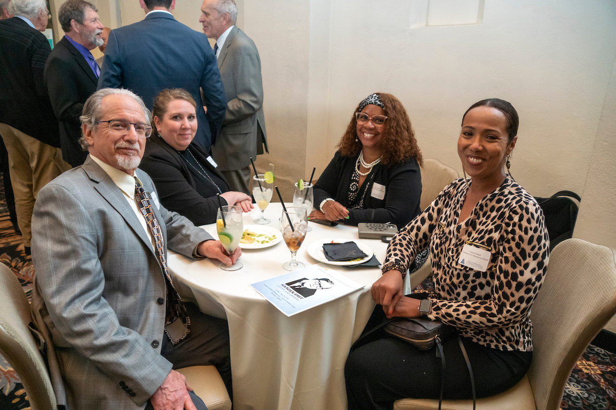 Reception attendees