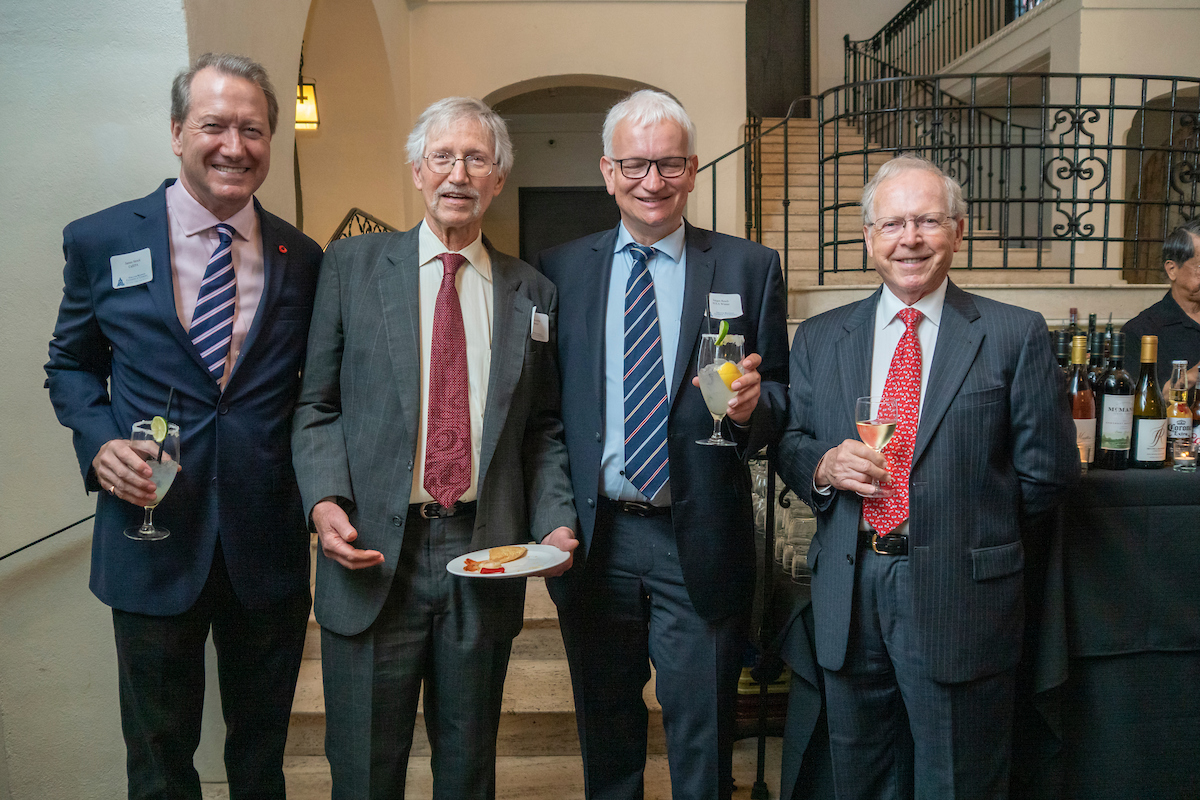 Reception attendees