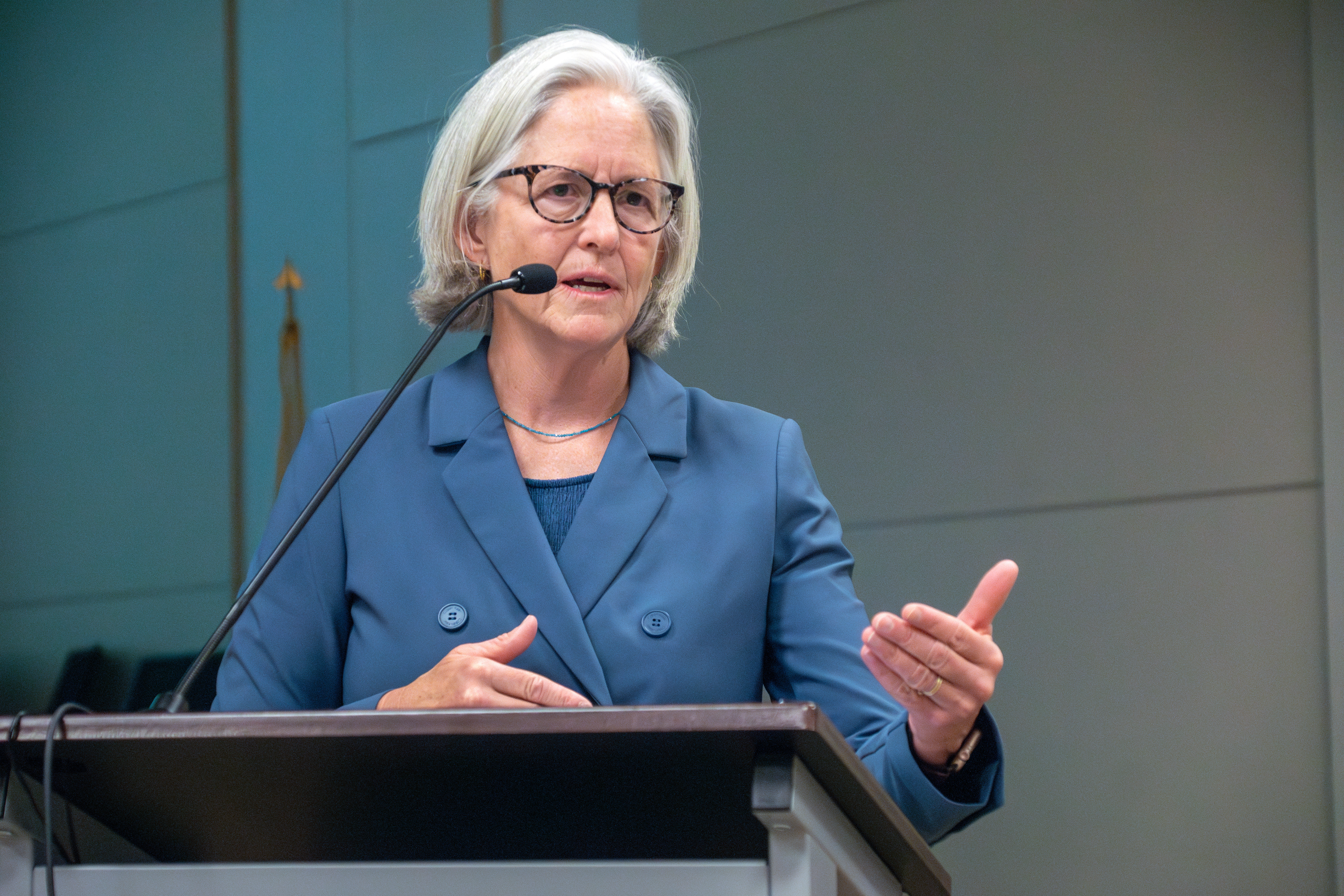 Awardee Vickie Patton presenting at the 2023 Haagen-Smit Clean Air Talks, October 23, 2024