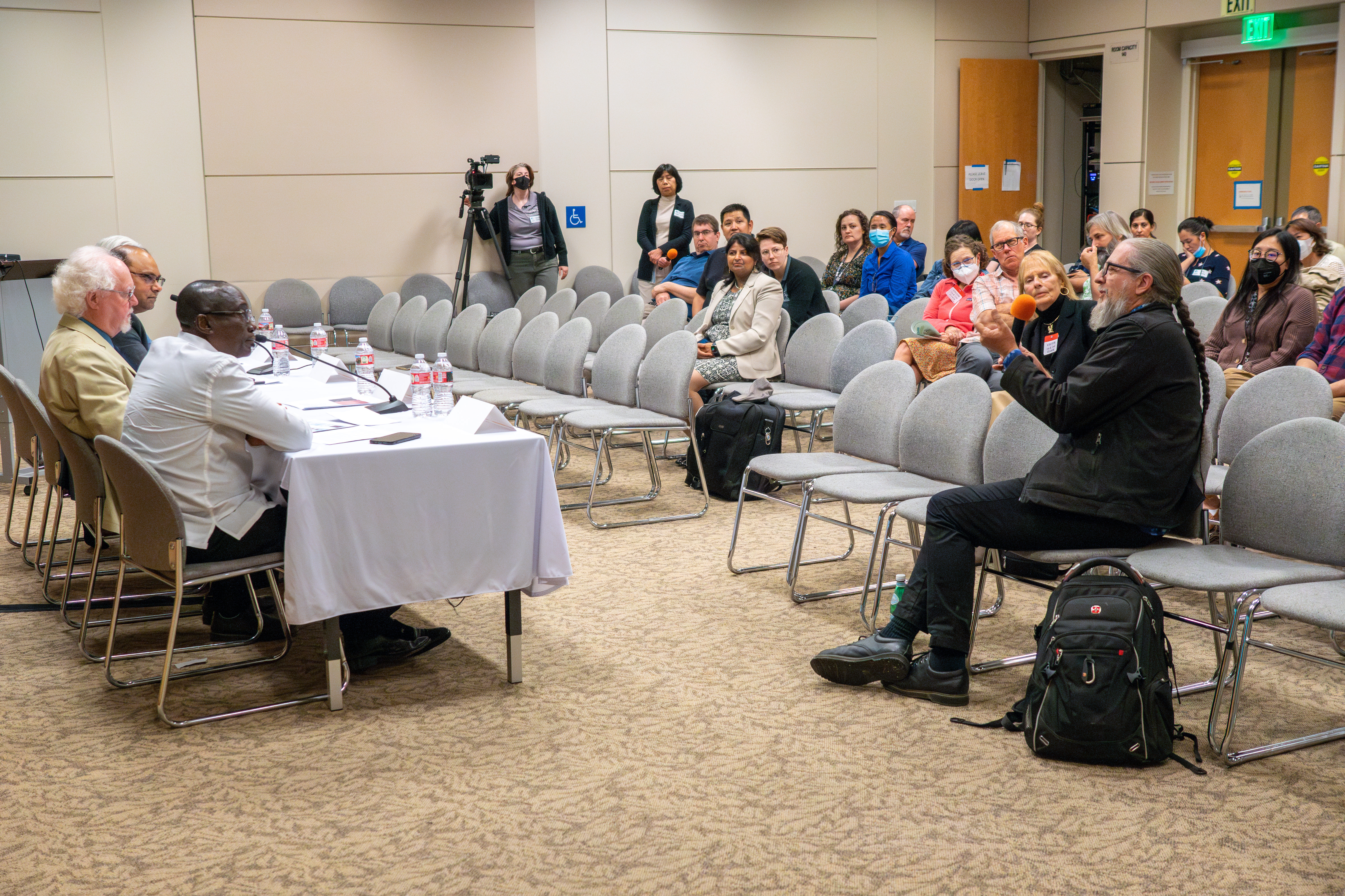 Audience questions for the Awardee discussion panel at the 2023 Haagen-Smit Clean Air Talks, October 23, 2024