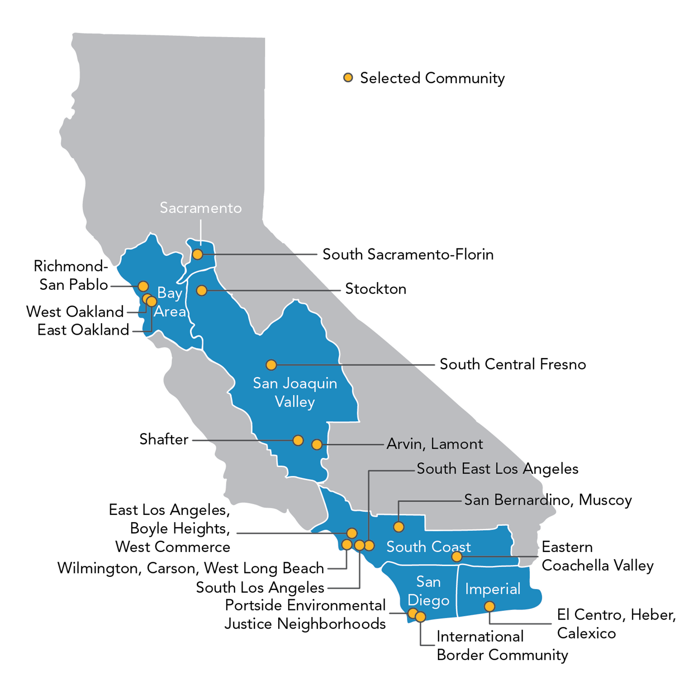 AB 617 Communities in 2022