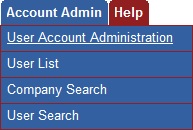 ARBER User Account Administration