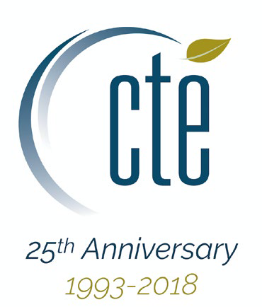CTE Logo- 25th Anniversary 