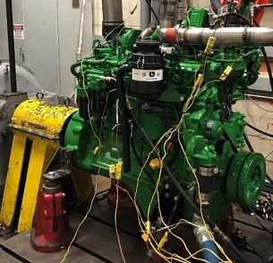 Picture of a John Deere engine (model 6068HFC09).
