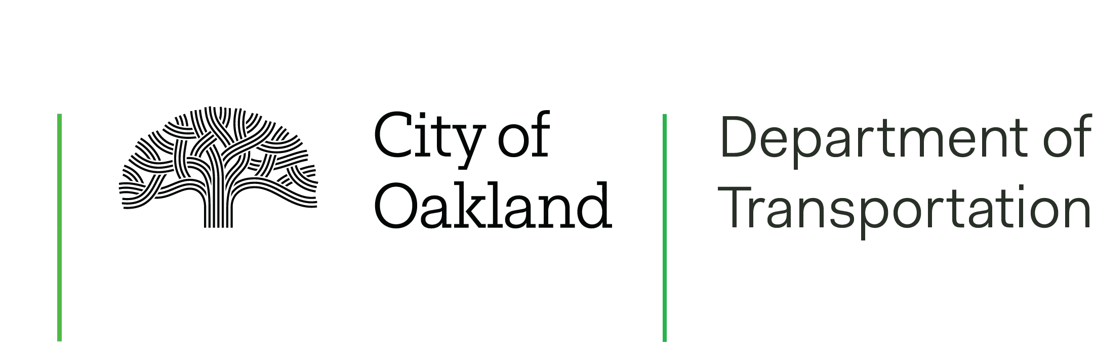 City of Oakland Department of Transportation logo