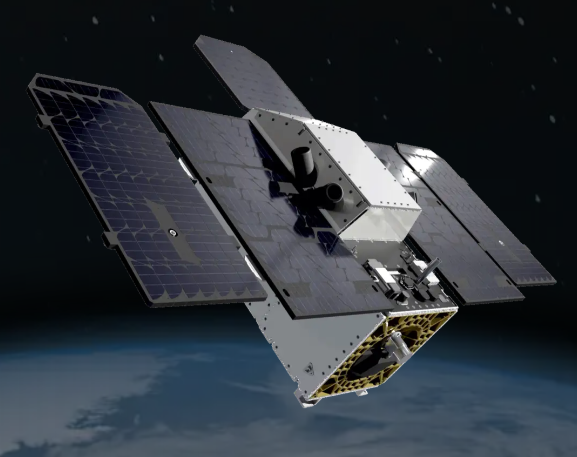 Artists rendering of a tanager satellite
