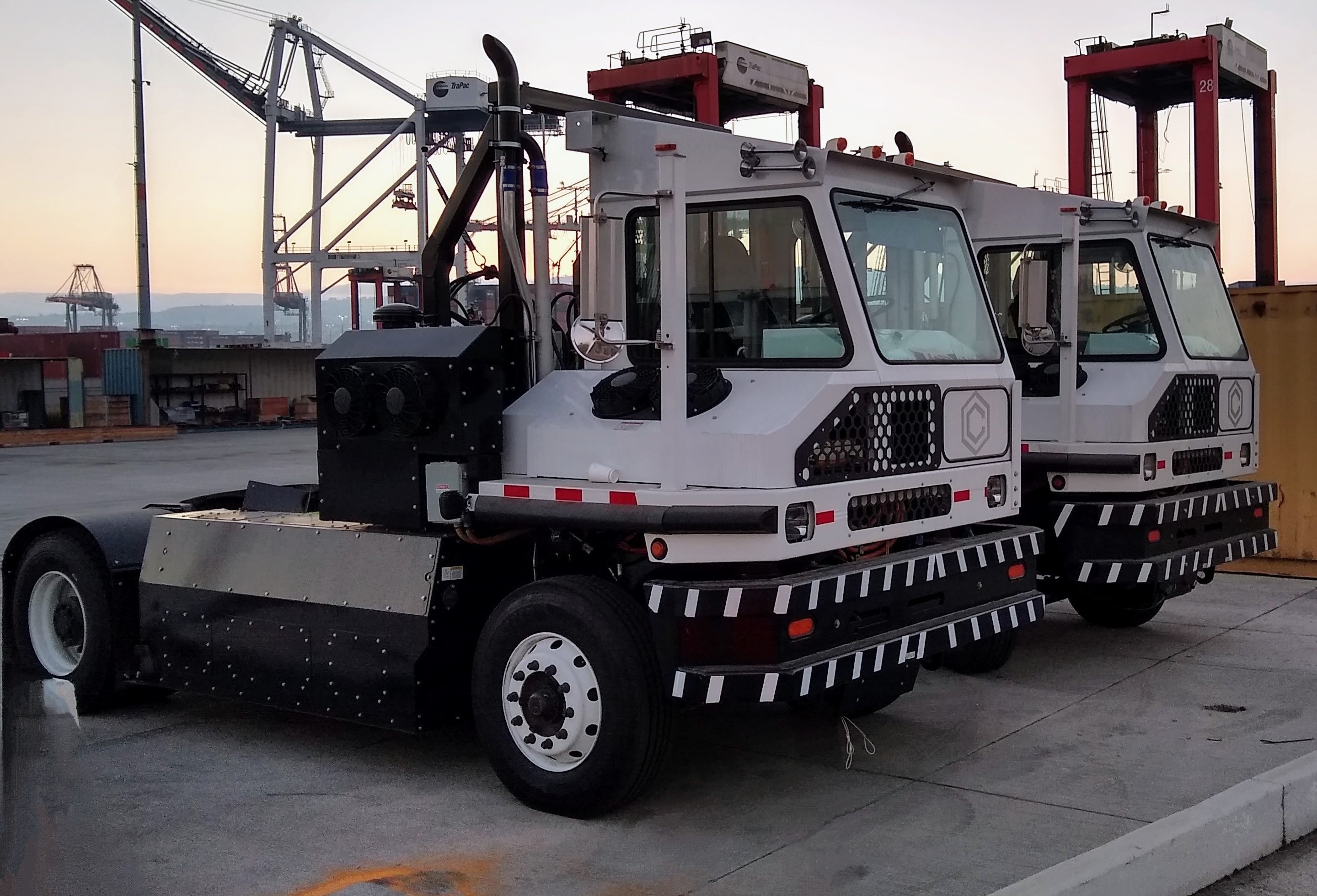 Two Fuel Cell Electric Utility Tractor Rigs 