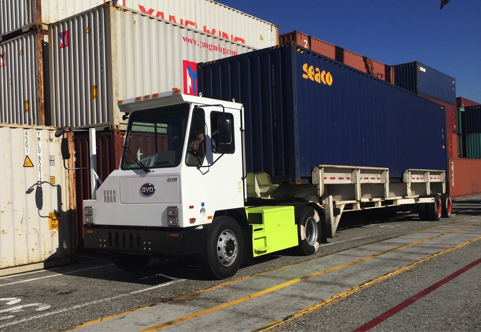 First of 27 electric trucks coming to Southern California freight and