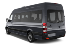 image of van configured for passenger hauling. This is considered a van