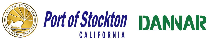 San Joaquin Valley Cargo Handling Project partner logos: DD DANNAR LLC and Port of Stockton.