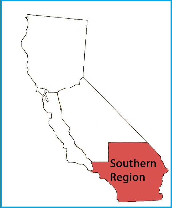 California Southern Regional Map