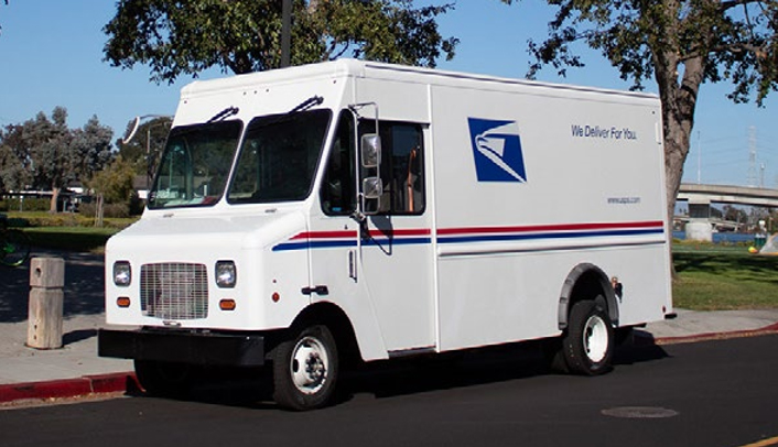 USPS Electric Delivery Van