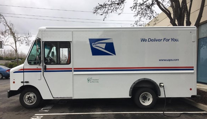 USPS Electric Delivery Van