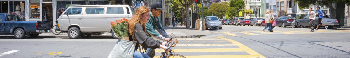 biking in San Francisco