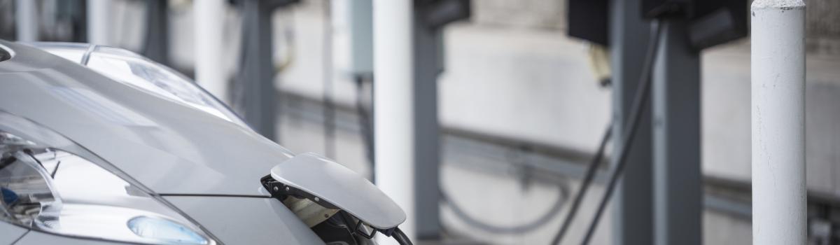 electric vehicle plugged in