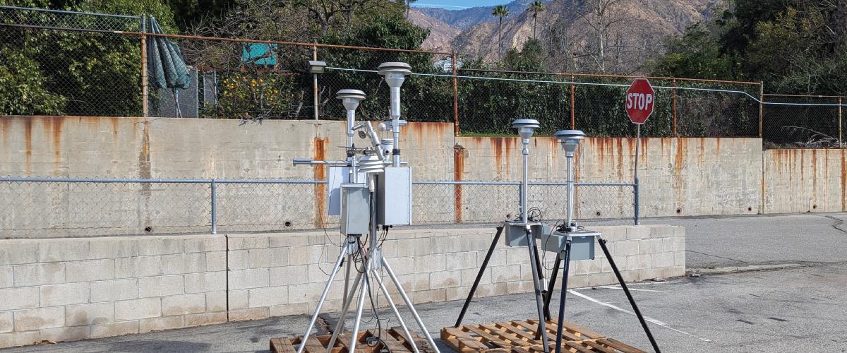 Air monitors deployed in Altadena for the 2025 Eaton Fire