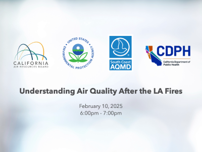 LA Fire AQ Webinar title slide