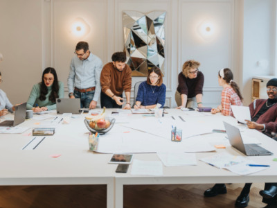 people sitting around a table