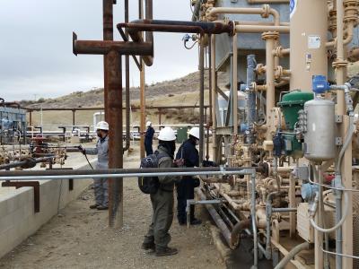 inspection at vapor recovery unit