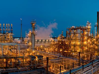 refinery evening